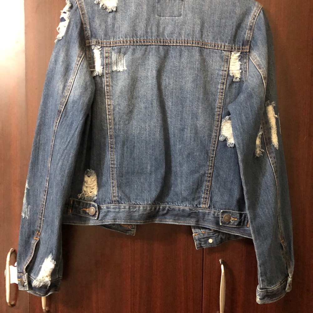 Cool 😎 Jeans Ripped Jacket - Picture 6 of 8